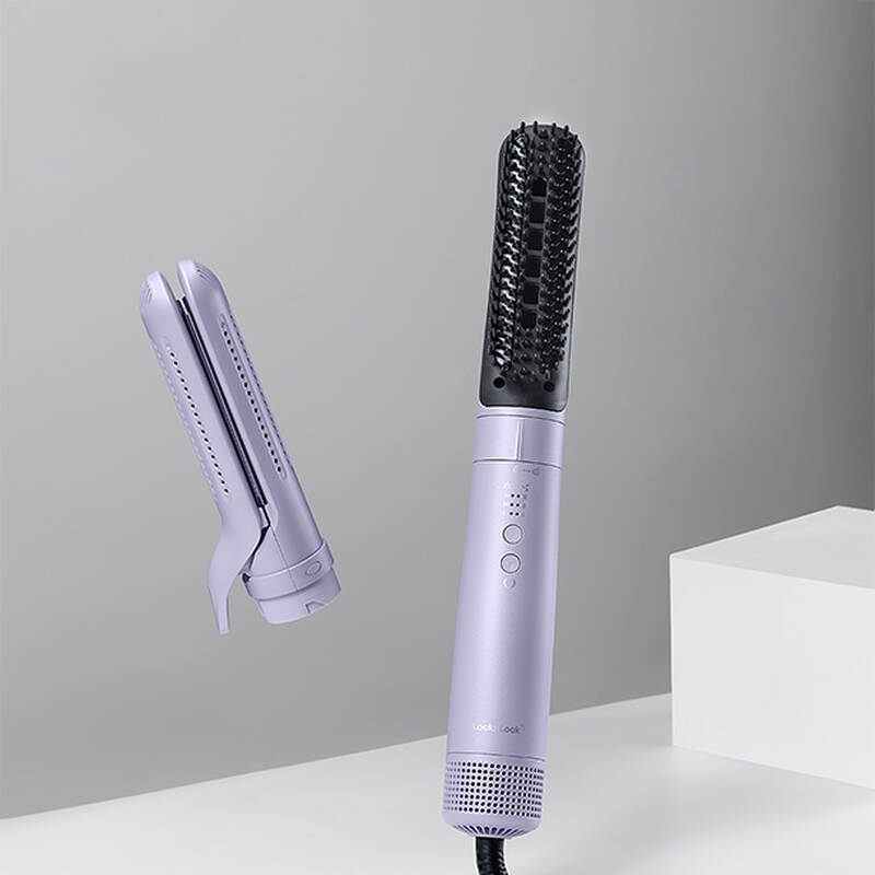 LocknLock Multi Hair Styler ENA236PUP – 3 Temperature Settings, 3-in-1 Design, PTC Technology, , large image number null